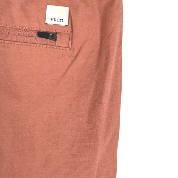 Vuori Vintage Ripstop Shorts Womens XS Cinnamon Organic Cotton Blend SS-1978 - Picture 4 of 10